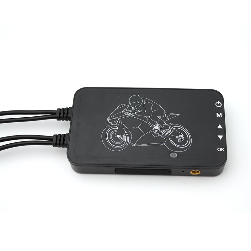Câmera para painel de motocicleta com lente dupla e travamento com sensor de colisão aumenta a segurança ao dirigir com tecnologia BOSHI