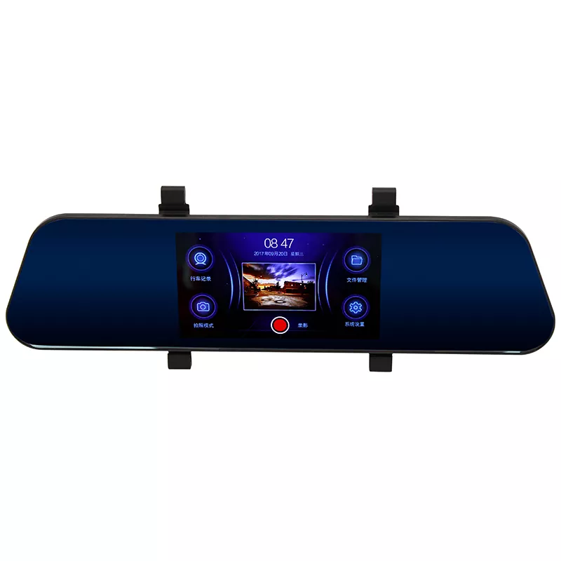 Dashcam de espelho retrovisor de alta definição